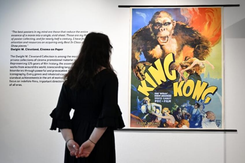 One of only two known copies of this 'King Kong' poster believed still to exist will be au