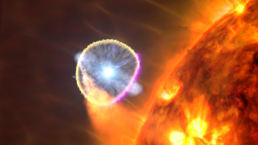 NASA-exploding-star artist concept