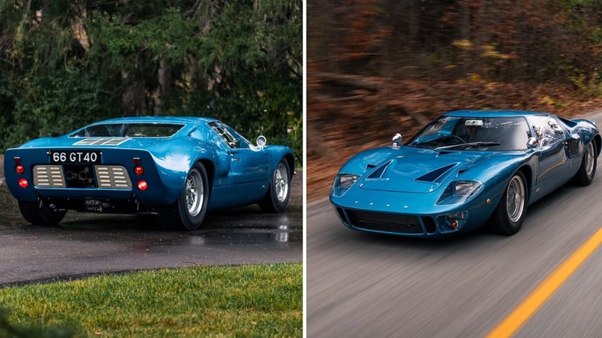 rare stunning and legendary 1966 ford gt40 mki hits auction estimated value up to 7m