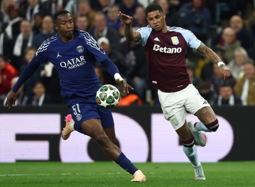 Marcus Rashford spent the second half of the season on loan at Aston Villa from Manchester