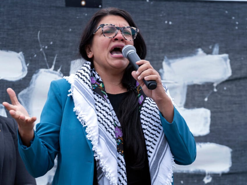 rashida tlaib accuses biden of supporting genocide of palestinians