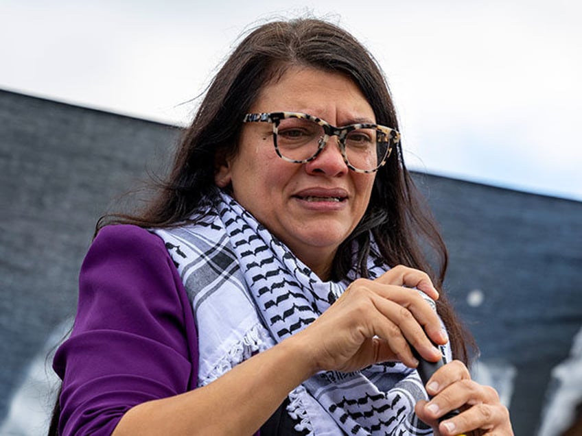 rashida tlaib reportedly ignores reporters asking her about falsely blaming israel for gaza hospital blast