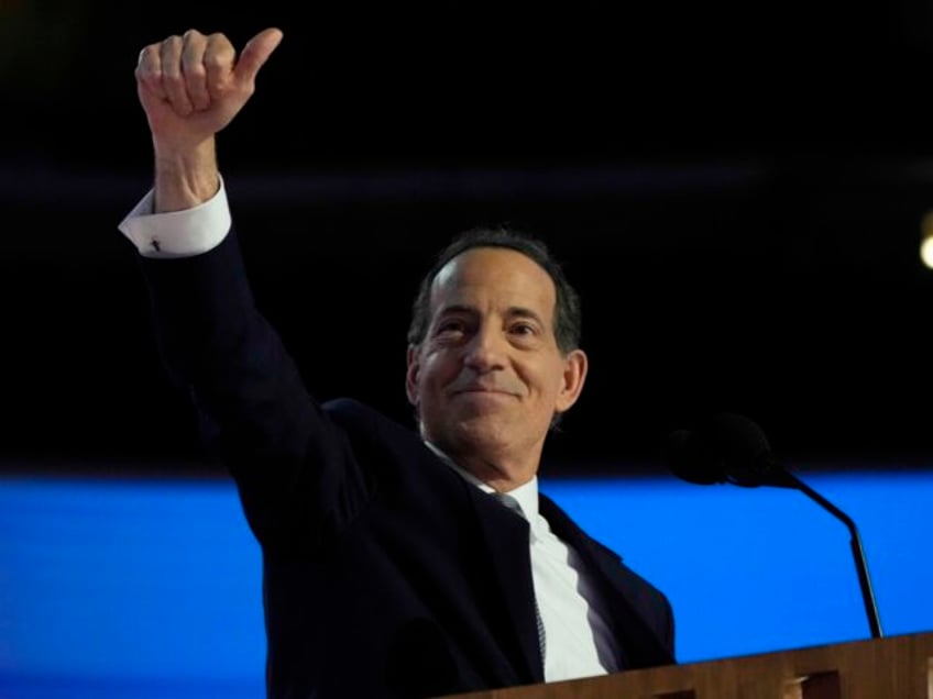 Rep. Jamie Raskin, D-Md., speaks during the first day of Democratic National Convention, M