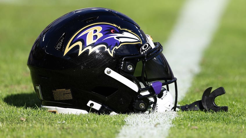 A Ravens helmet