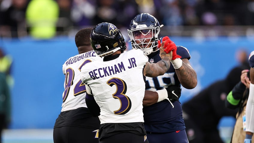 ravens odell beckham jr among players fined for incidents during win over titans report