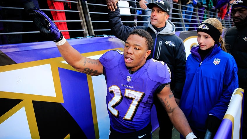 ray rice and john harbaugh