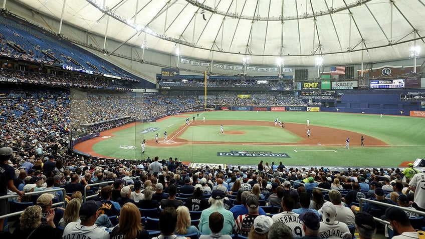 rays rangers wild card game 1 generates lowest mlb postseason attendance in more than 100 years