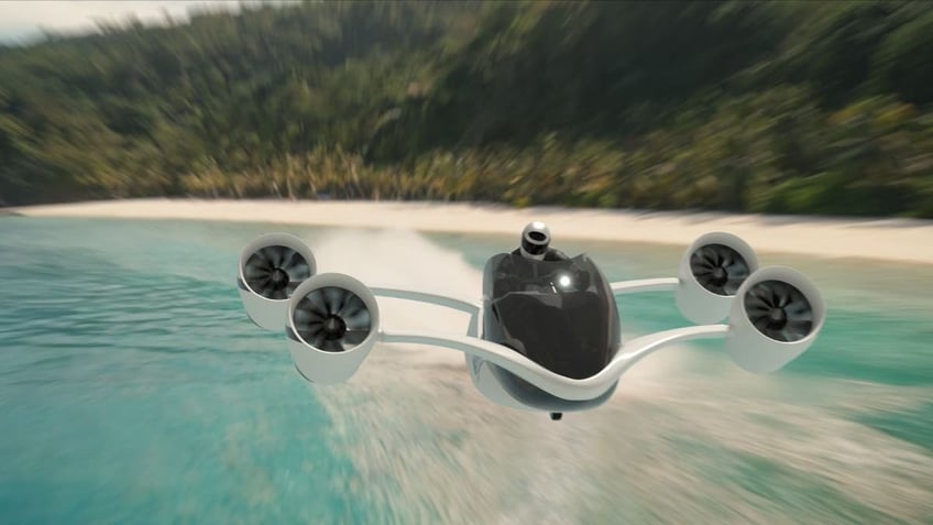 Ready to unleash your inner maverick with thrilling Airwolf hoverbike