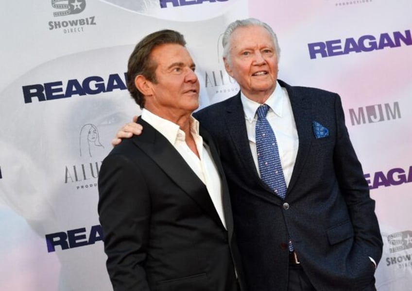 Dennis Quaid and Jon Voight star in divisive political biopic 'Reagan'