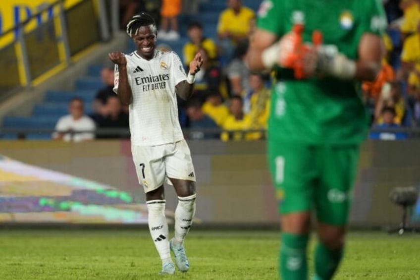 Real Madrid's Brazilian forward Vinicius Junior