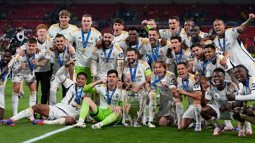 Real Madrid celebrates