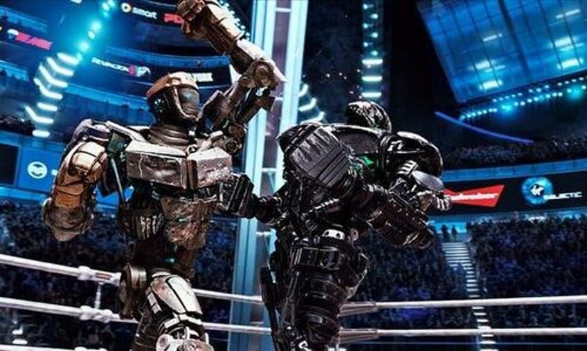 real real steel humanoid ai powered robots duke it out in china fight club