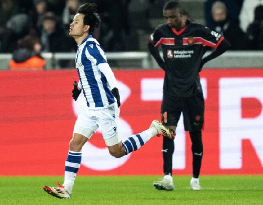 Real Sociedad's Japanese forward Takefusa Kubo will be fresh for the Man United clash afte