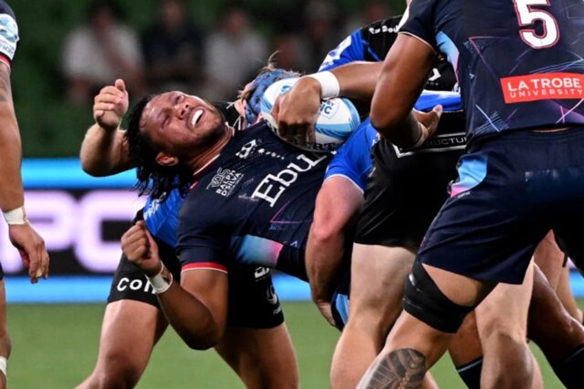 Melbourne Rebels captain Rob Leota (C) said his team was motivated by being called 'soft'