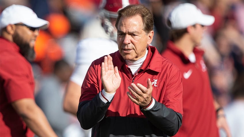 Nick Saban before facing Auburn