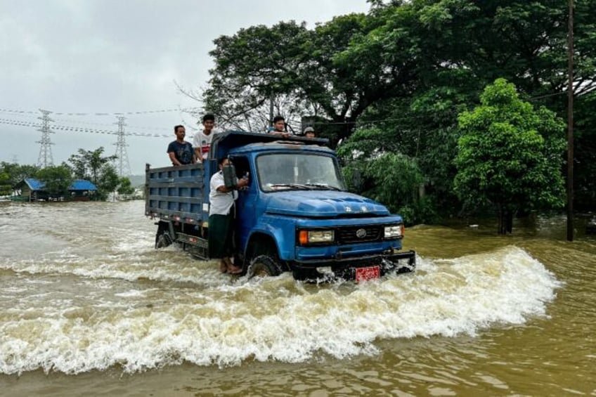 record october rain brings floods to southern myanmar