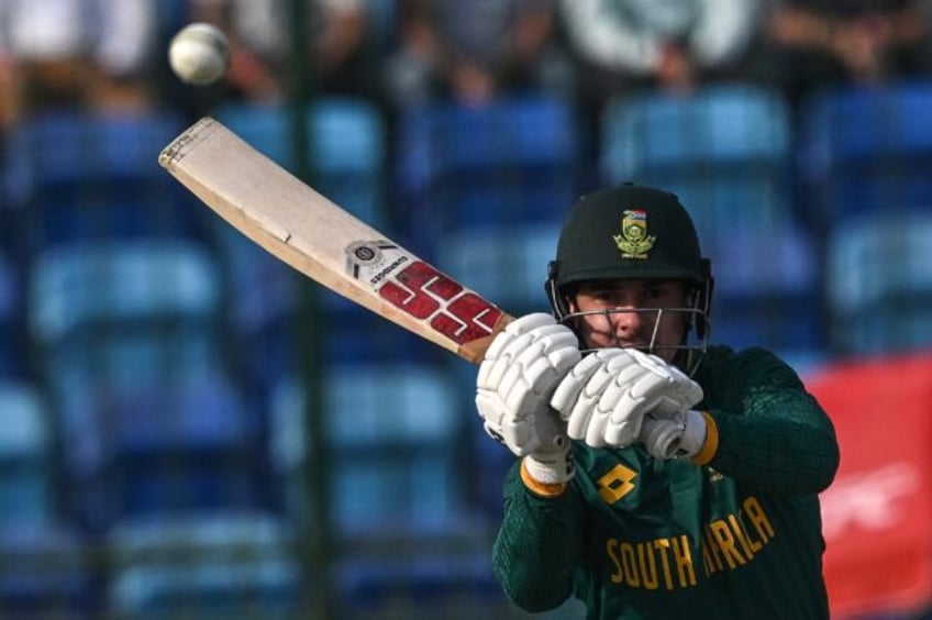 Matthew Breetzke scored 83 as South Africa reached 352-5 in the tri-series one-day interna