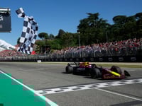 Red Bull driver Max Verstappen wins F1’s Emilia-Romagna Grand Prix to end Piastri’s streak