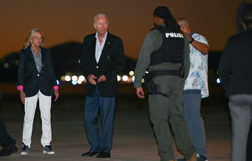 red faced biden returns from latest vacation break