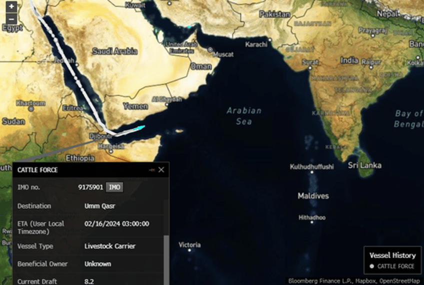 red sea ship resorts to broadcasting all muslim crew in effort to avoid houthi attacks