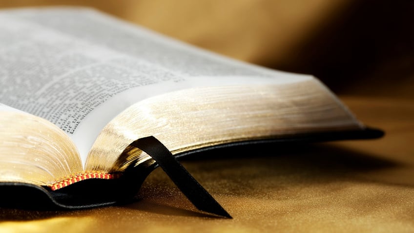 an open Bible