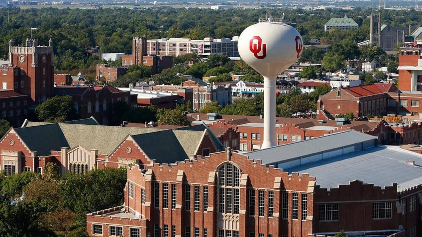 University of Oklahoma campus.