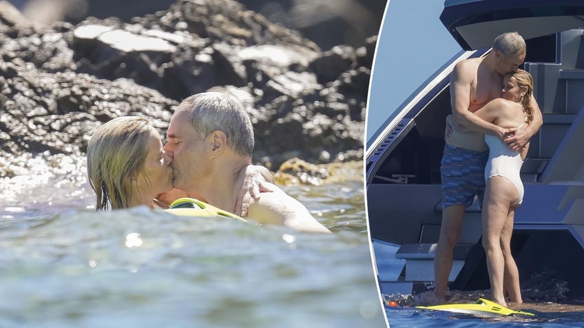 Reese Witherspoon, boyfriend on luxury yacht
