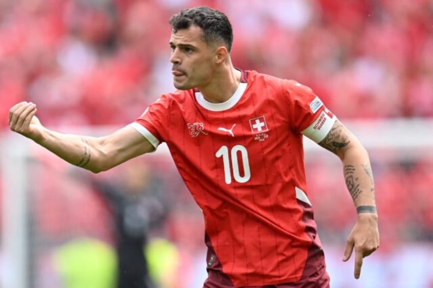 Granit Xhaka shone in Switzerland's 3-1 win over Hungary