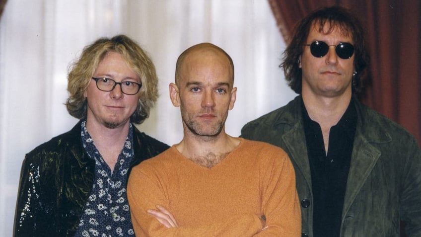 mike mills, michael stipe, peter buck