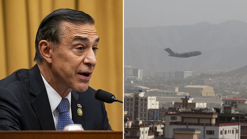 rep issa suggests house gop could tie funding to demand for answers over chaotic afghanistan withdrawal