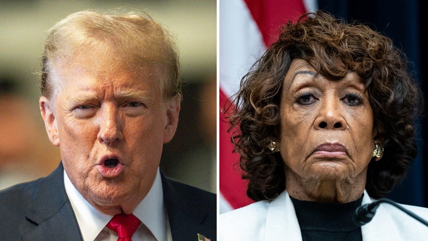 Trump Maxine Waters split