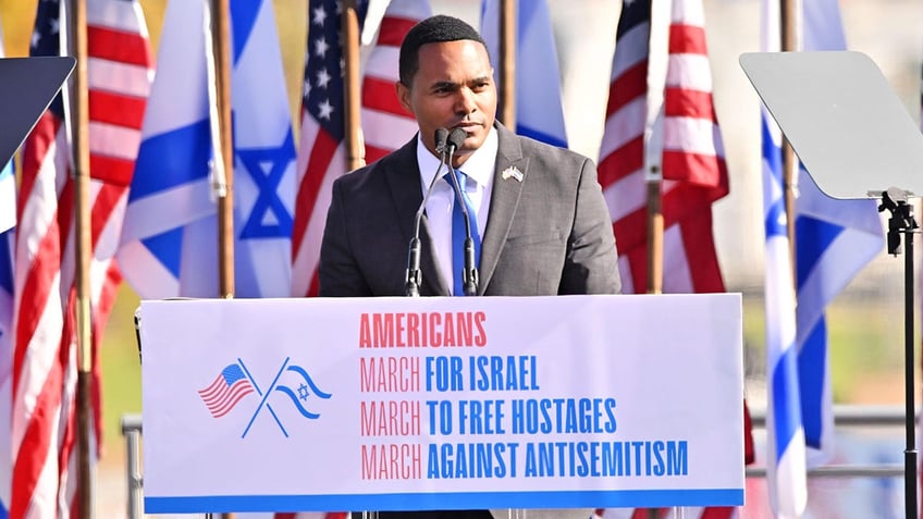 Ritchie Torres gives pro-Israel speech
