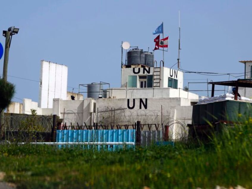 FILE - A general view of a base of the United Nations peacekeeping forces in Lebanon (UNIF