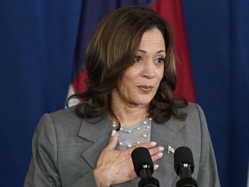 Vice President Kamala Harris speaks at a campaign event in Greensboro, N.C., Thursday, Jul