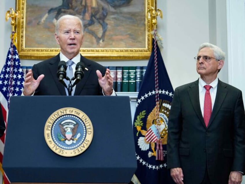 US President Joe Biden speaks from the Roosevelt Room of the White House as Vice President