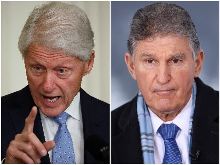 report bill clinton pleads with joe manchin to avoid daughters advice and not run for president