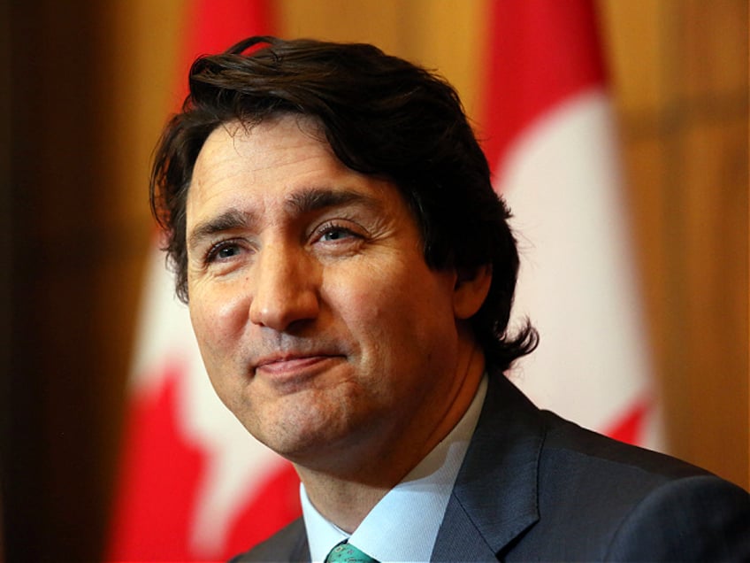 Canadian Prime Minister Justin Trudeau speaks during a press conference on the Covid-19 situation, January 5, 2022, in Ottawa, Canada. (Photo by Dave Chan / AFP) (Photo by DAVE CHAN/AFP via Getty Images)