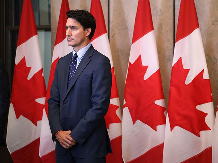 Justin Trudeau, Canada's prime minister, during a news conference in Ottawa, Ontario, Cana