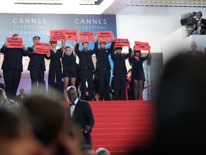 attends the screening of "Dogman" during the 71st annual Cannes Film Festival at