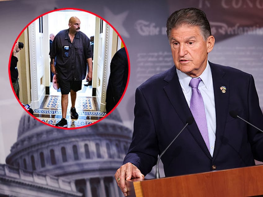 report democrat joe manchin breaks with schumer circulates proposal to restore dress code