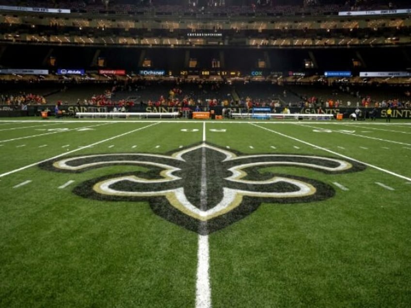 NEW ORLEANS, LOUISIANA - OCTOBER 13: An interior view of the field showing the New Orlean