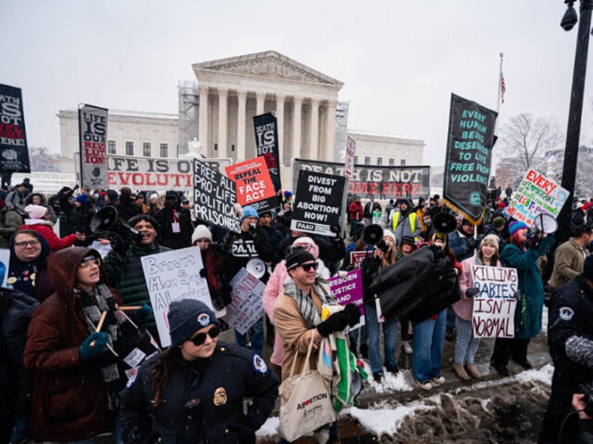 People are marching for life in Washington, D.C., on January 19th, and they are met by one