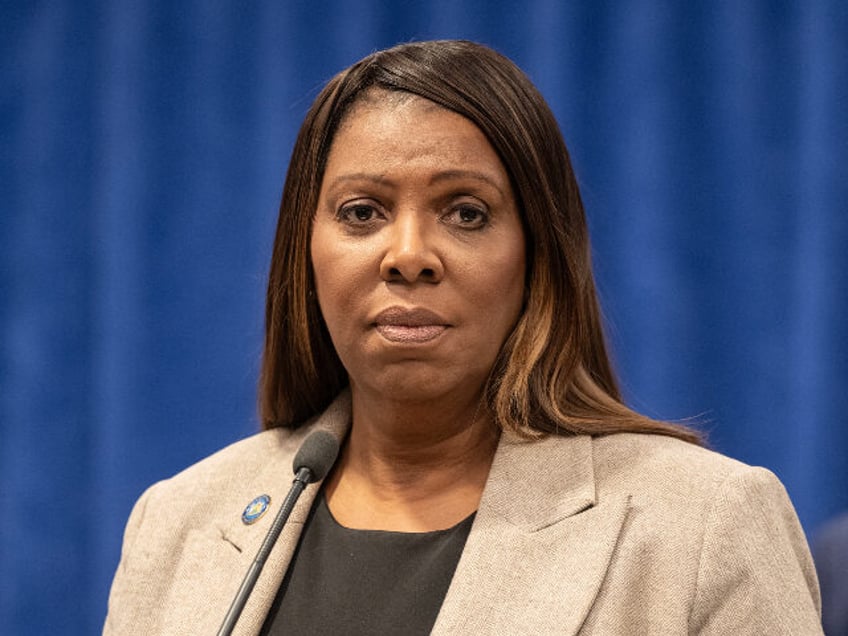 NEW YORK, UNITED STATES - 2025/01/08: New York State Attorney General Letitia James makes