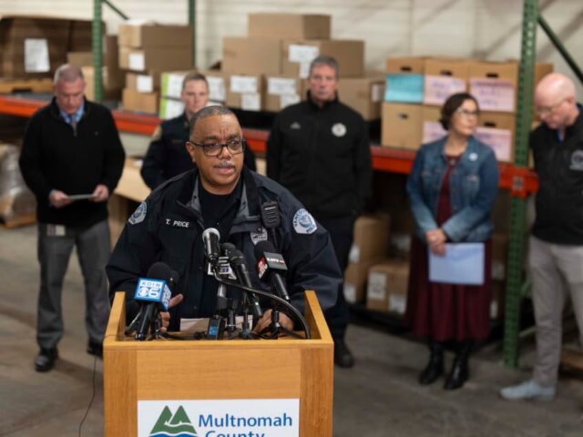 Assistant Chief of Police for the Vancouver Police Department Troy Price speaks during a n