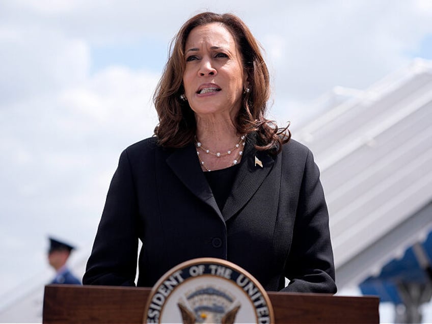 Vice President Kamala Harris delivers remarks at George Bush Intercontinental Airport, Thu