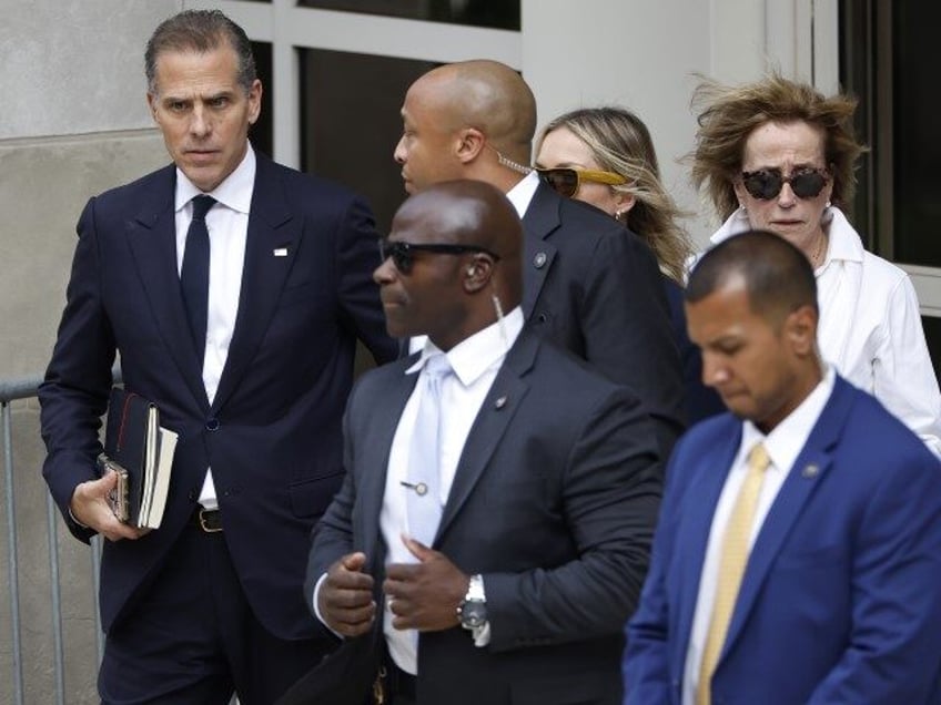 Hunter Biden, the son of U.S. President Joe Biden, leaves the J. Caleb Boggs Federal Build