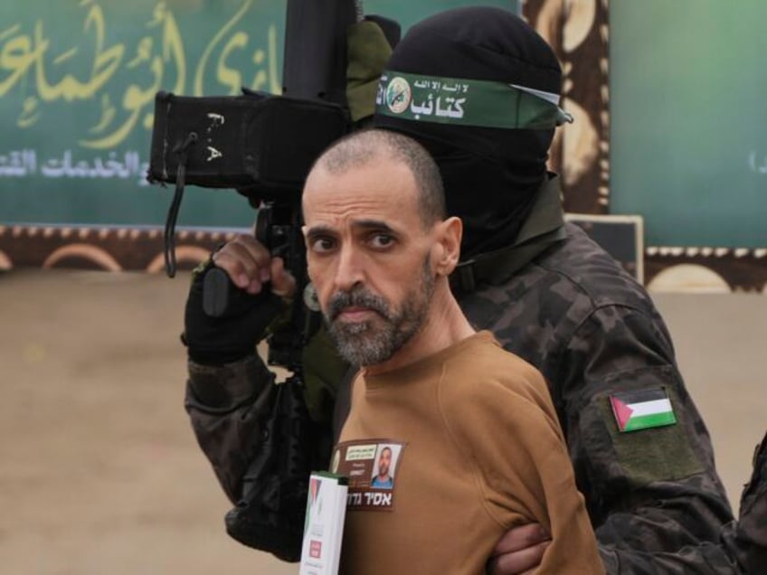 Israeli captive Eli Sharabi, who has been held hostage by Hamas in Gaza since October 7, 2