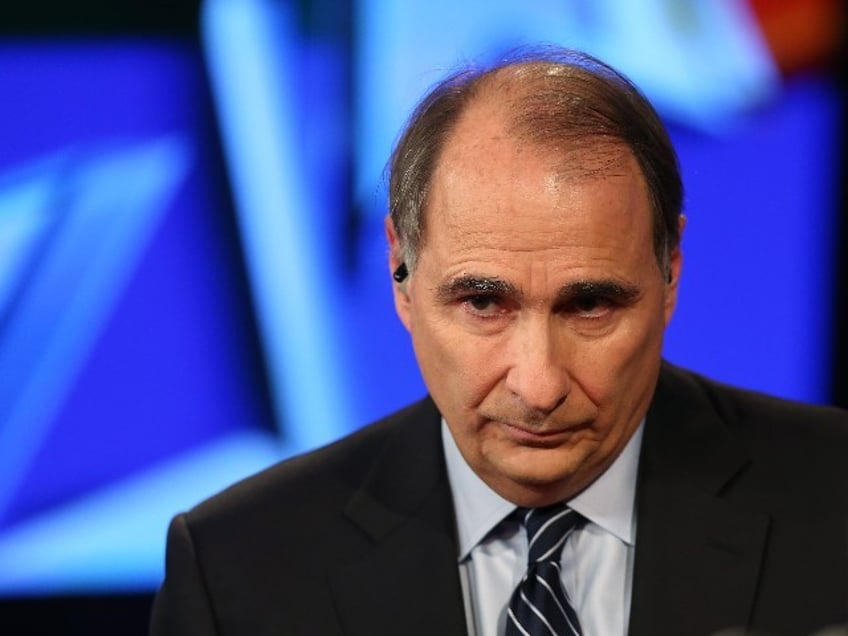 Biden - Political analyst David Axelrod attends a Democratic presidential debate sponsored by CNN and Facebook at Wynn Las Vegas on October 13, 2015 in Las Vegas, Nevada. Five Democratic presidential candidates are participating in the party's first presidential debate. (Photo by Joe Raedle/Getty Images)