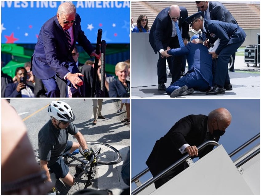 Joe Biden Falling