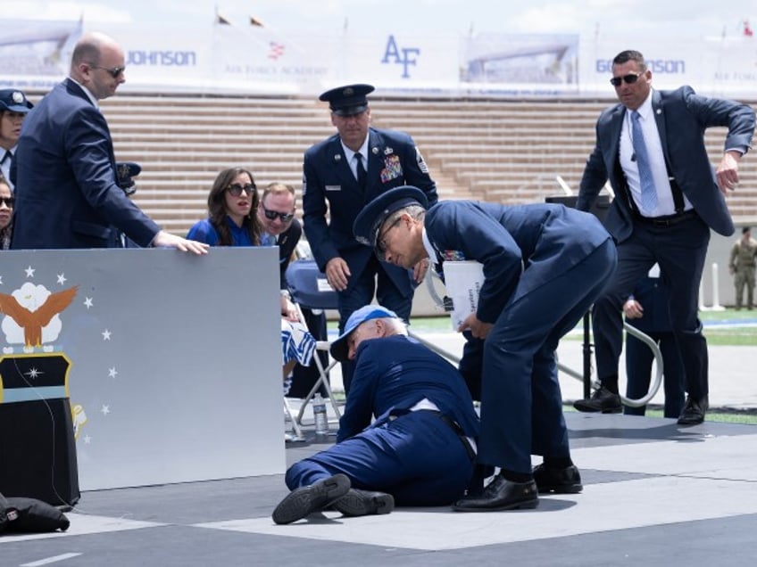 report joe biden uses shorter air force one staircase to hide mobility problems
